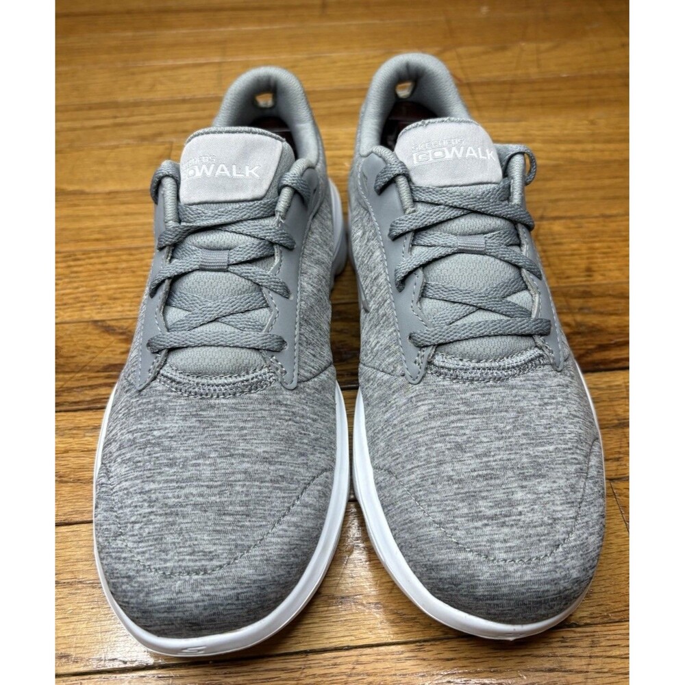 Skechers Go Walk Shoes Evolution Ultra 60 Gray Pink Quick Fit Women’s Sz 8.5 - Picture 4 of 11